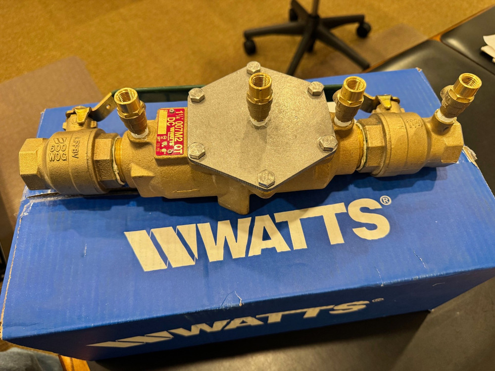 Watts 007M2-QT 1-1/4" Double Check Valve