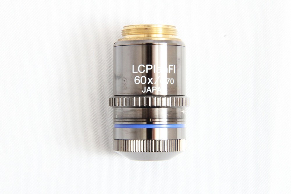Olympus LCPlanFl 60x / 0.70 LC Plan FL Microscope Objective Lens #5614
