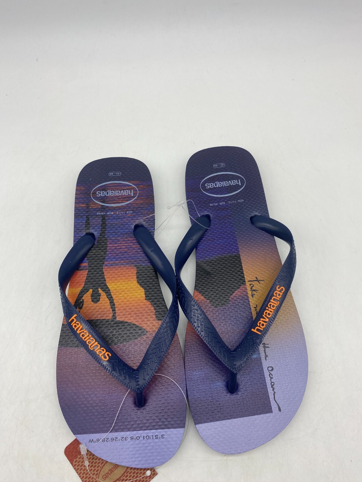 Havaianas Hype Navy Blue Flip Flops Men's Size 11/12