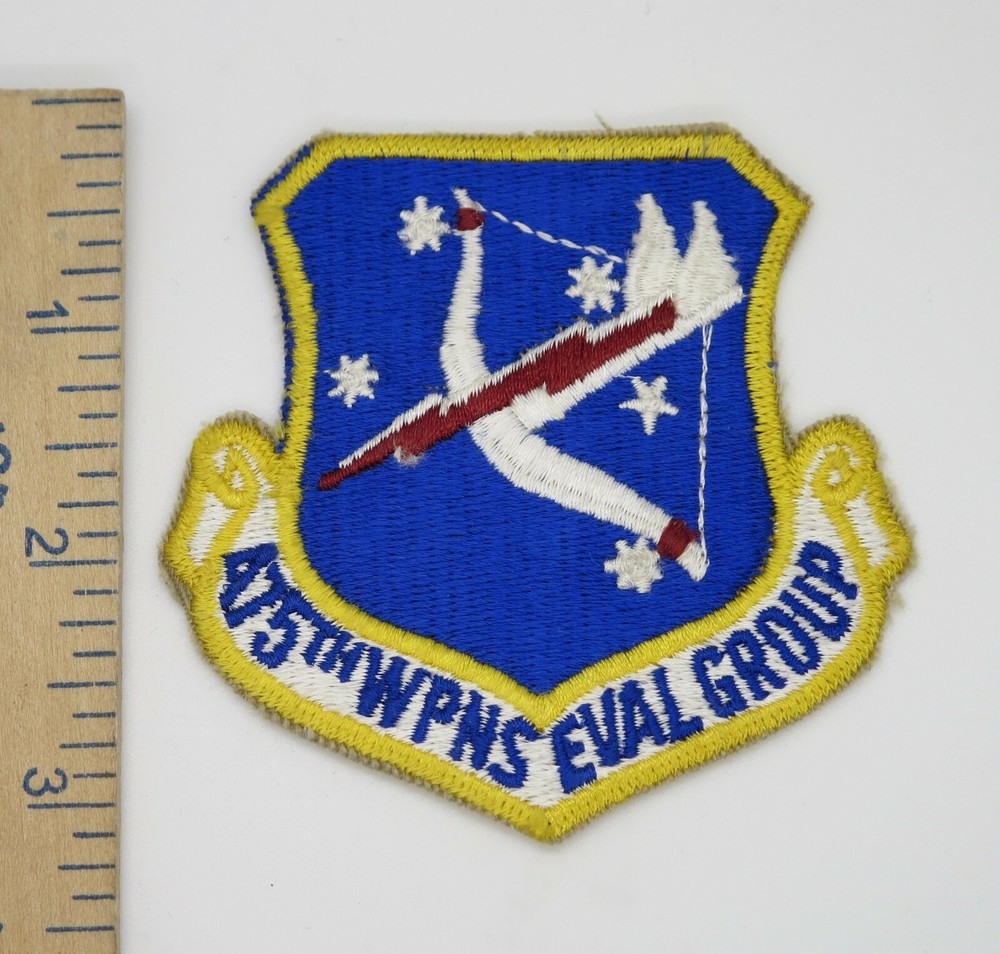 US AIR FORCE WEAPONS EVALUATION GROUP PATCH Original Vintage