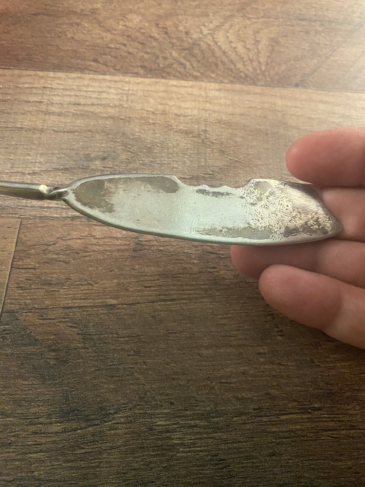 St. Little & Sons Unique Cheese Knife Silverplated Unknown Pattern