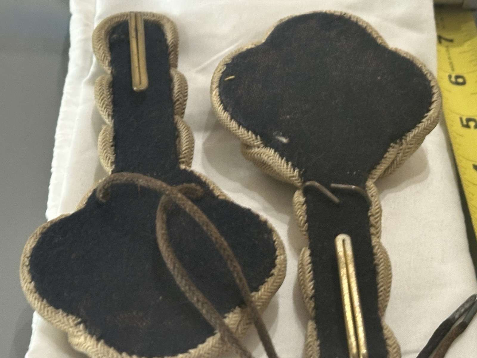 Pair Quartermaster M1885 Musicians Dress Knotts. A Very Rare Collectible.