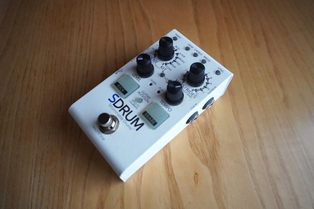 Digitech SDrum Strumable Drums Drum Machine Guitar Effects Pedal Used Tested