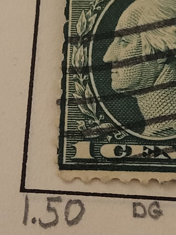 1918-1920 Offset Printing Error. Beautiful Mint