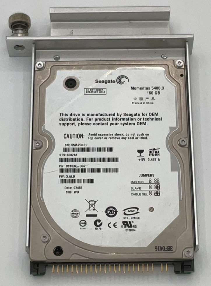 Touchtunes Jukebox Gen 3 Hard Drive Untested Condition Unknown