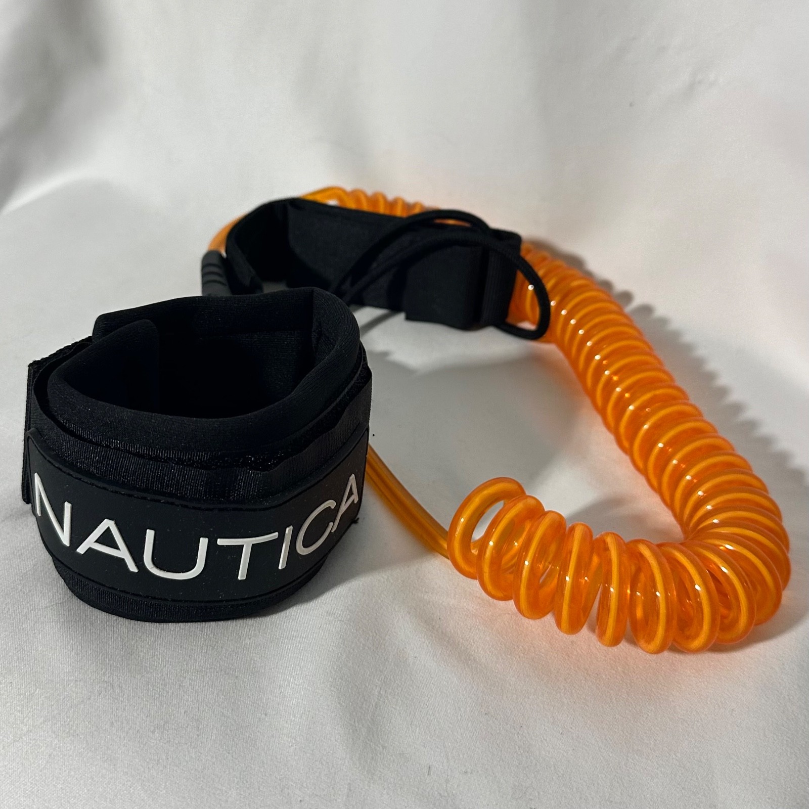 Nautica SUP Paddle board Or Surf Leash – Coiled Cord, Neoprene Ankle Strap