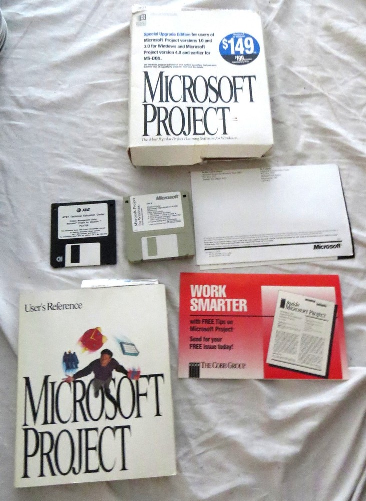 Microsoft Project Version 4.0 Special Upgrade Edition - Vintage Software