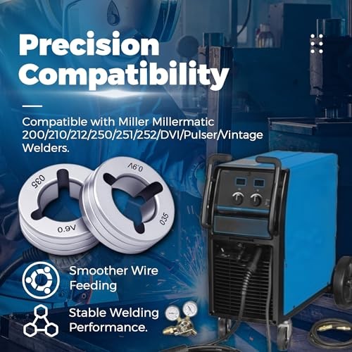 2-Pack 53700 Drive Rolls for Miller Millermatic