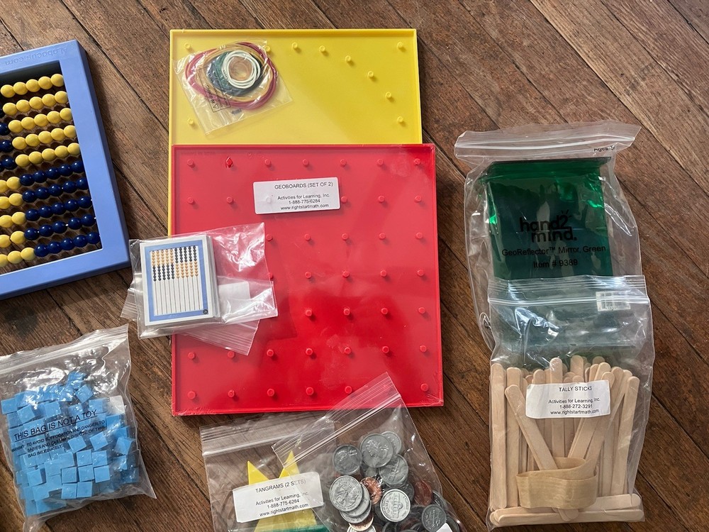 Right Start Math Manipulatives & Games Large Lot