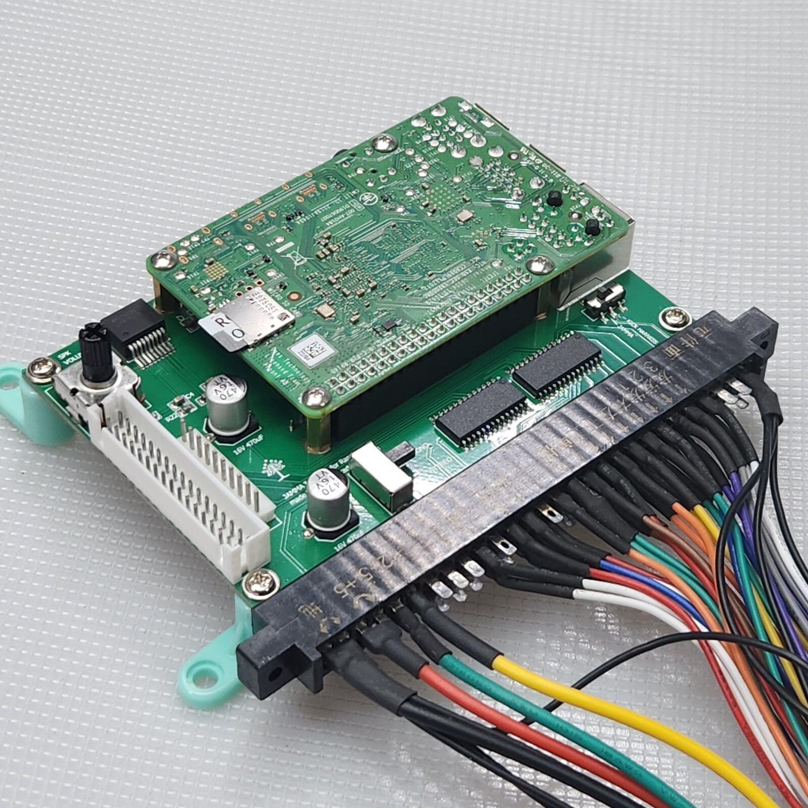 Raspberry Pi TO JAMMA Arcade Cabinet Interface - Compatible with RGB-Pi, VGA666