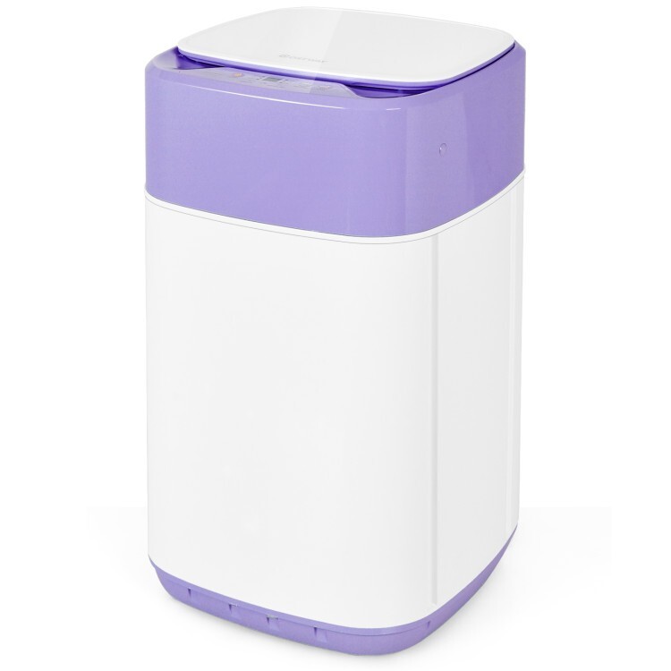 8lbs Washing Machine Fully-Automatic Portable Compact Laundry With Drain Pump