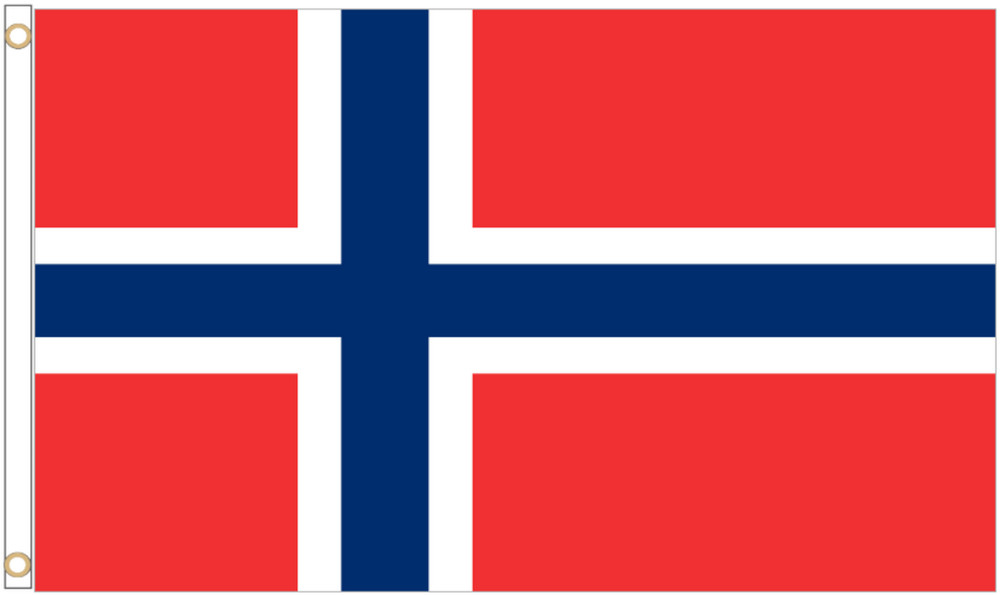 Norway Polyester Flag - Choice of Sizes