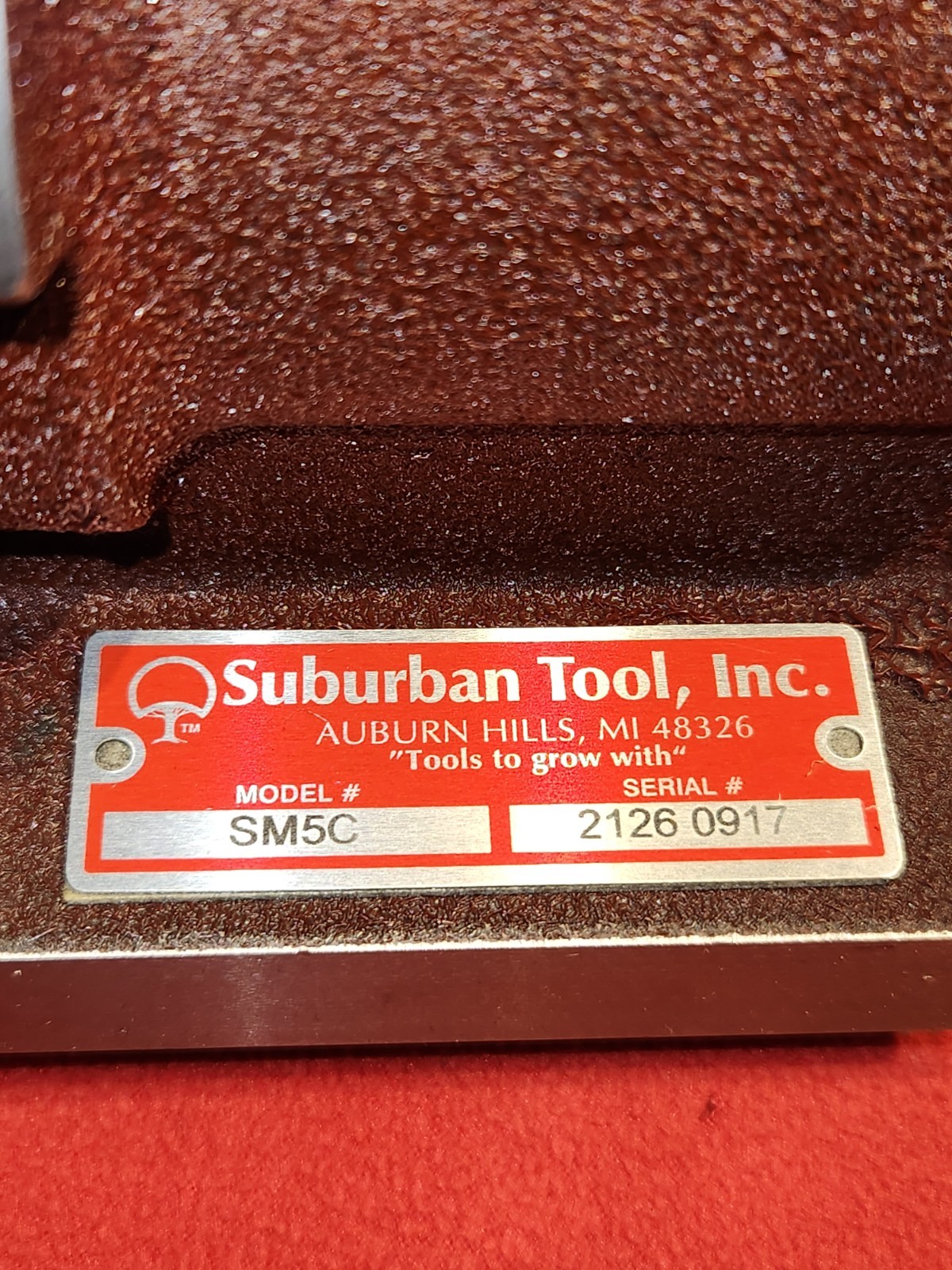 SUBURBAN TOOL Spinmaster SM5C collet tool & Die fixture