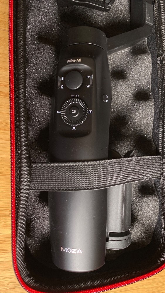 Moza Mini-MI Smartphone Gimbal – Open Box, Unused – Wireless Charging – Complete