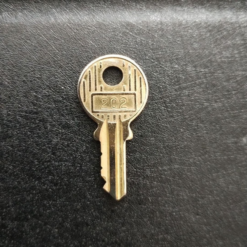 LOUIS VUITTON Padlock Key Silver No.202 Single Key Replacement