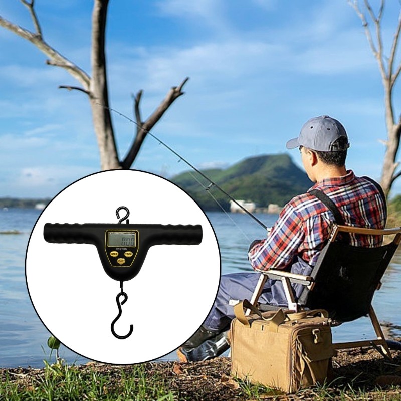 Portables ABS Fish Measuring Scale 50kg Load Automatic Shutdown Feature