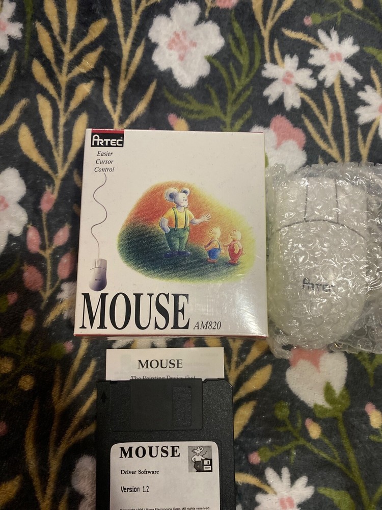 ARTEC AM820 3 BUTTON SERIAL MOUSE NEW OPEN BOX Driver Software Vintage