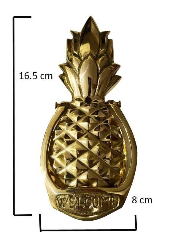 Brass Pineapple Door Knocker Solid Brass Knocker