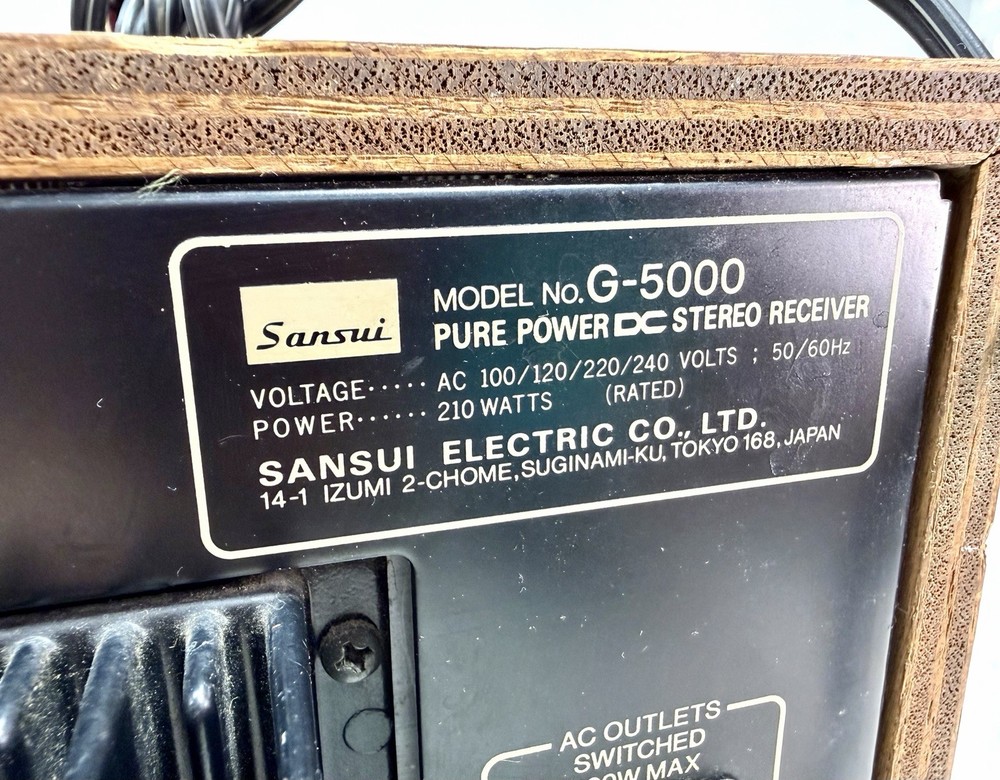 SANSUI G-5000 Receiver