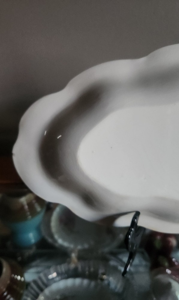 C.P. DIXIE Co. 13"×6⅞" Flowered Oval Serving Dish