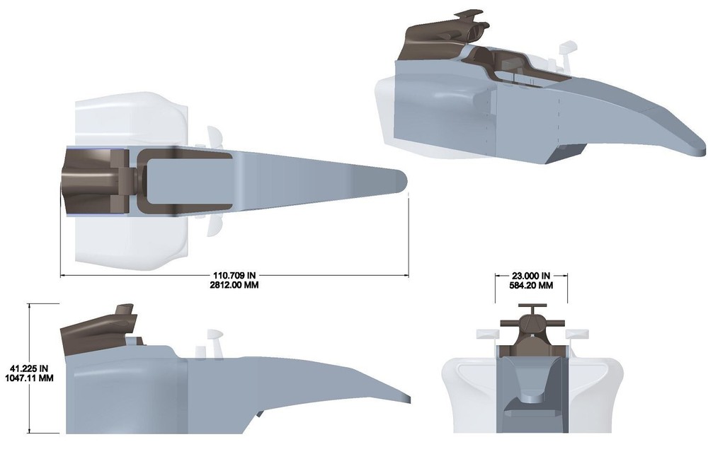 Formula 1 Plan (Sim Racing Cockpit Plan) in PDF format and hard copy