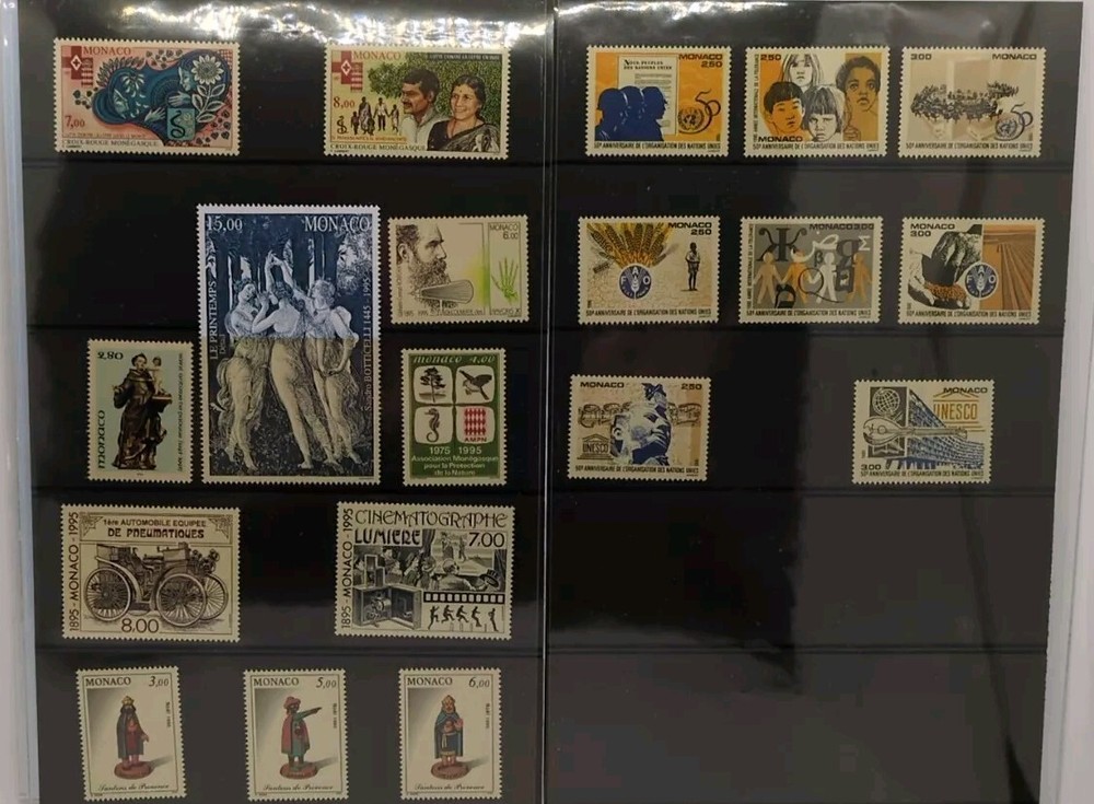 1995 Monaco Stamp Set MNH/OG