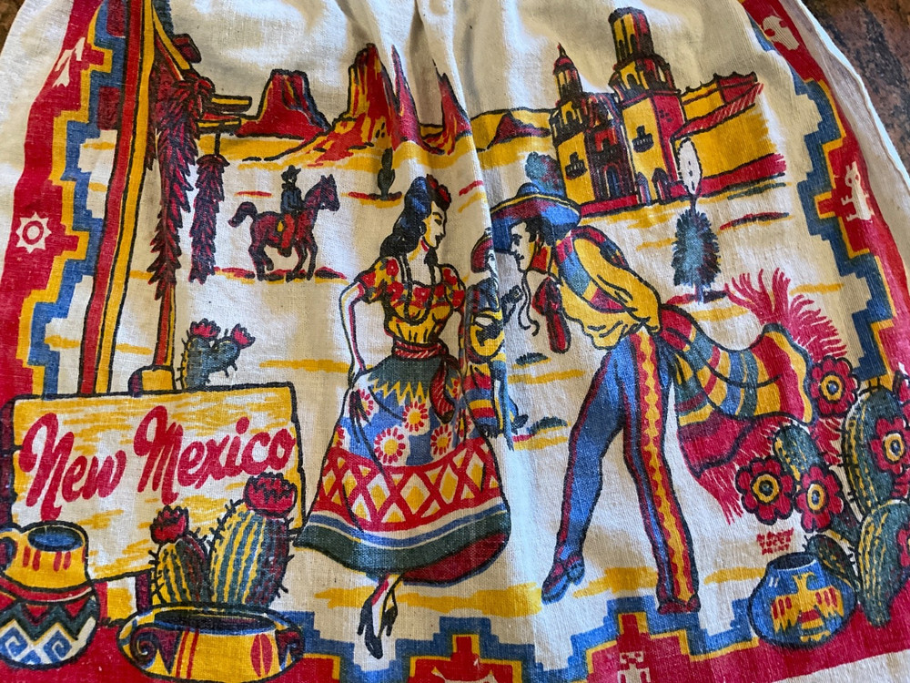 Vintage New Mexico State Apron