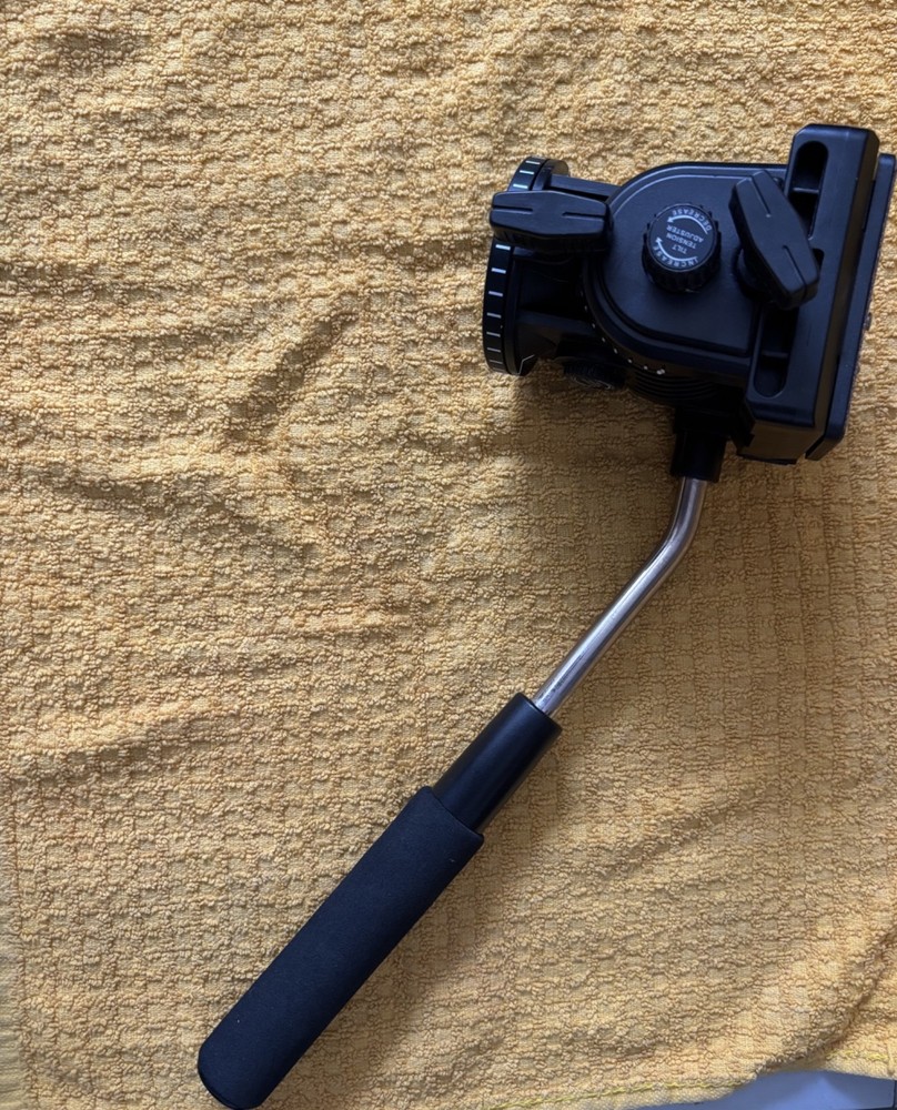 Fluid Video Head Camera Head for Camera with 1/4" Thread