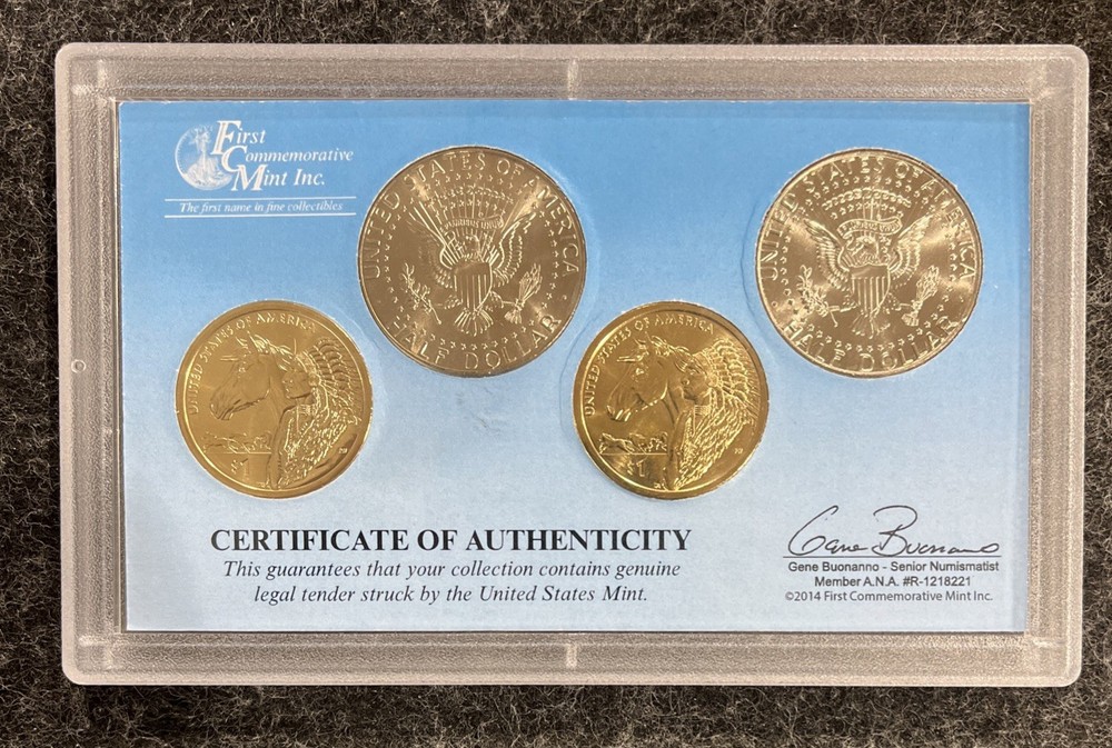 2012 Coins Never Released for Circulation Kennedy Half Dollar Native American
