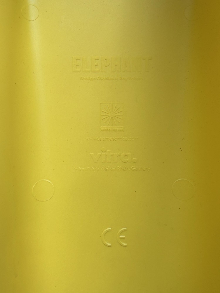 Vitra Eames Office Yellow Elephant Charles Ray Eames Design MCM Decor