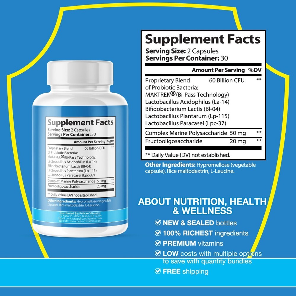 Dentafend- Oral & Digestive Support- 5 Bottles- 300 Capsules