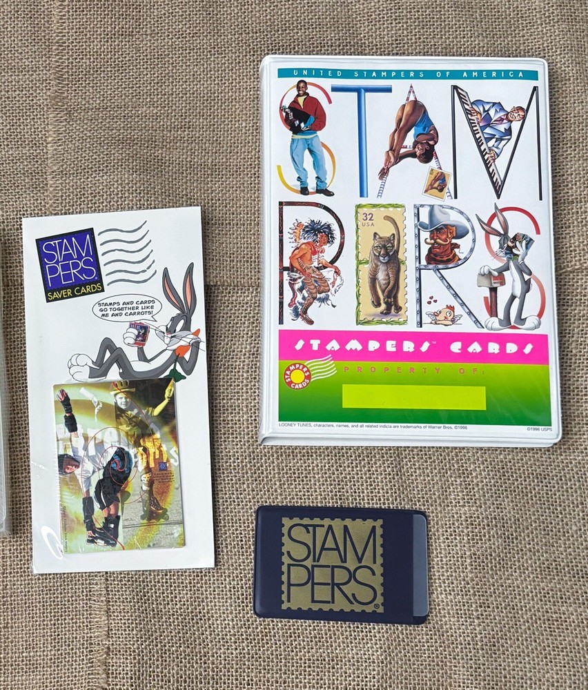 Vintage Stampers Starter Kit Stamp Collectors Album Hobby Novelty Fun