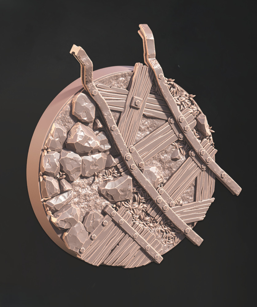 CastnPlay #826d Dwarven Circle Base 35mm