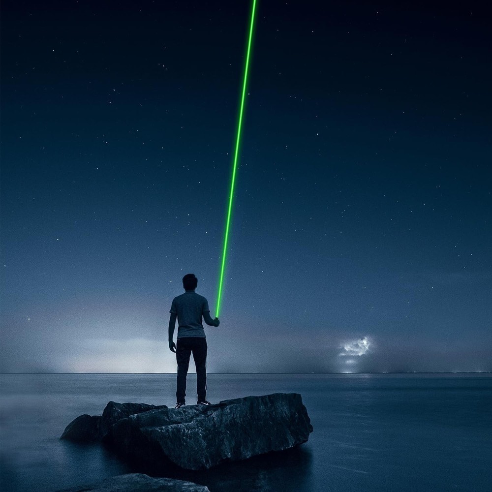 [Professional] Rechargeable Green Laser Pointer High Power Green Beam Light Long