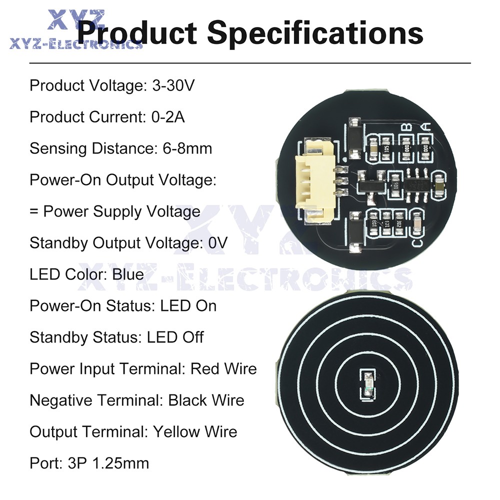 10PCS DC 3-30V Jog / Latch LED Light Switch Sensing Module with Touch Button