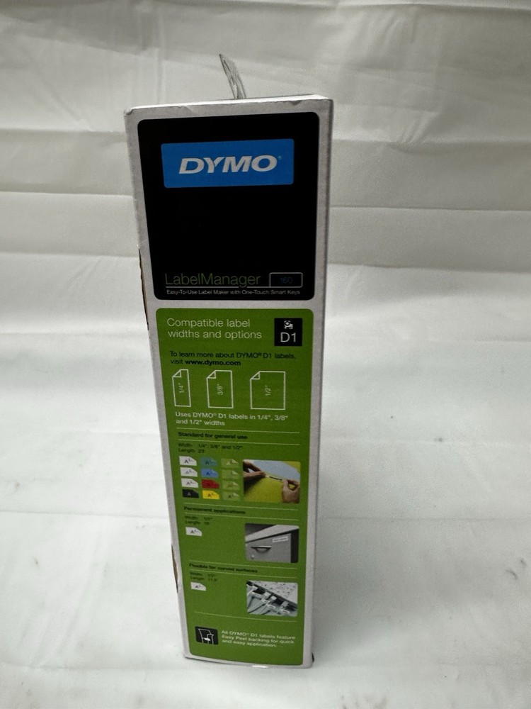 DYMO LabelManager 160 Label Maker Portable Label Printer w/ Box D1 Compatible