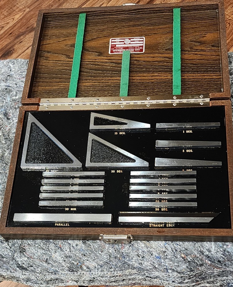 Starrett Weber Angle Block Set Model AG18TR