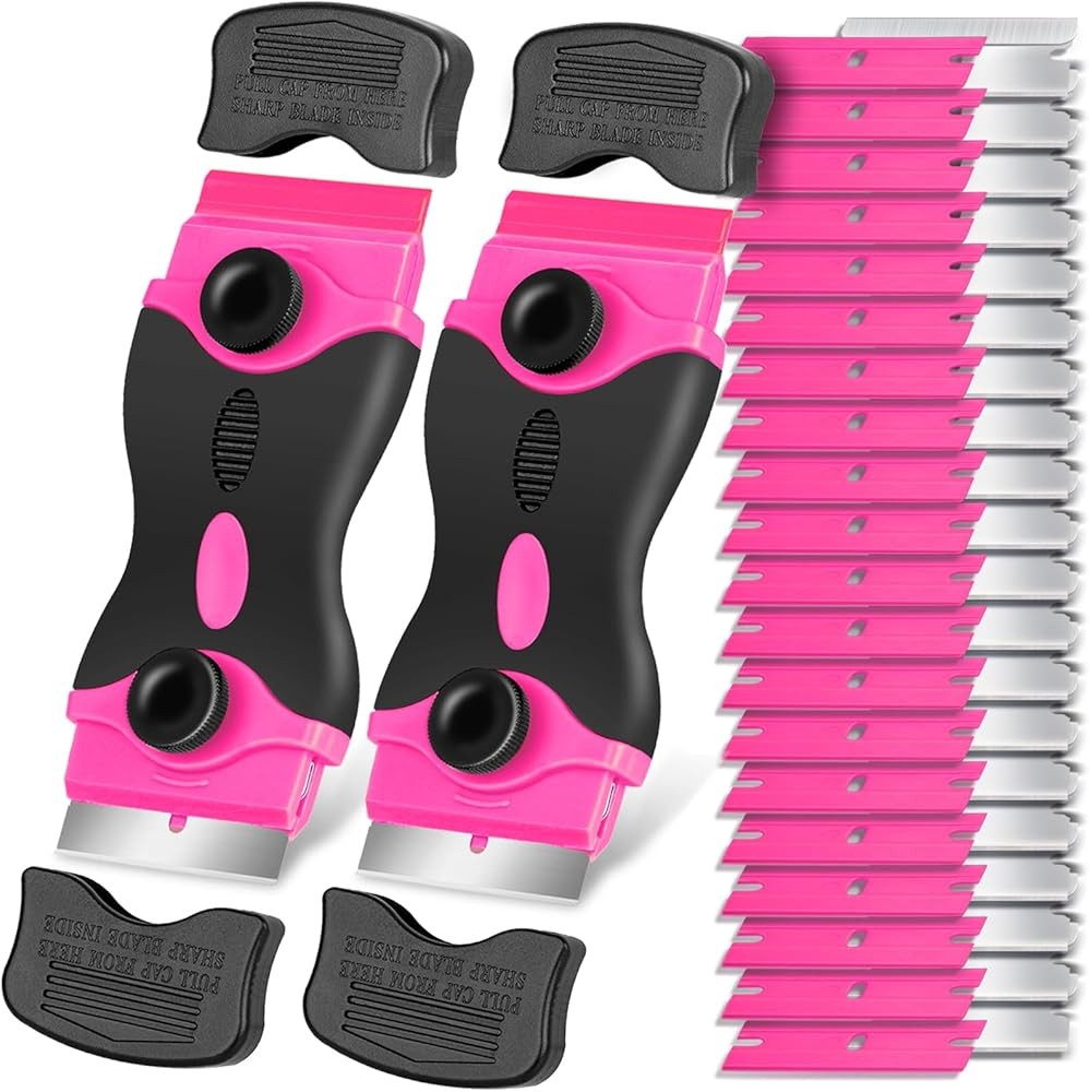Blade Scraper Tool Kit -  Scrapers & Extra Blades, Plastic