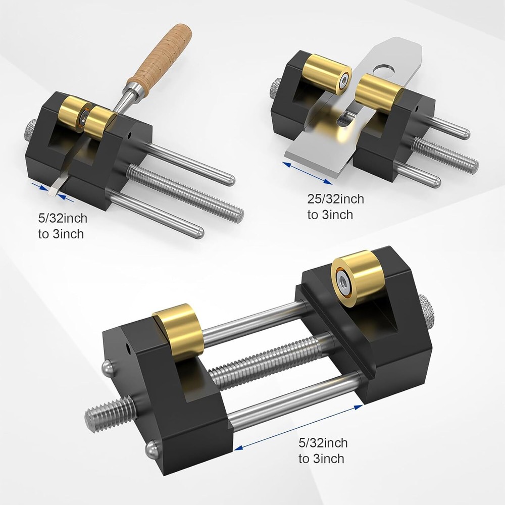 Precise Chisel Sharpening Jig Kit, Honing Guide System for Woodworking Chisels a