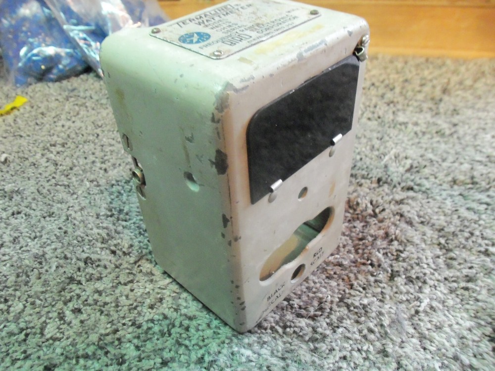 Bird 612 Thruline Wattmeter Meter EMPTY FRONT CASE