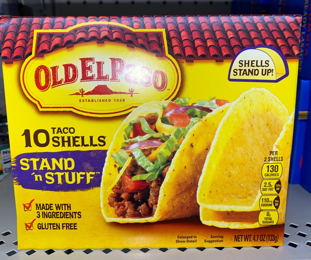 Old El Paso Bold Taco Shells 10 Stand N Stuff Shells 2 Pack