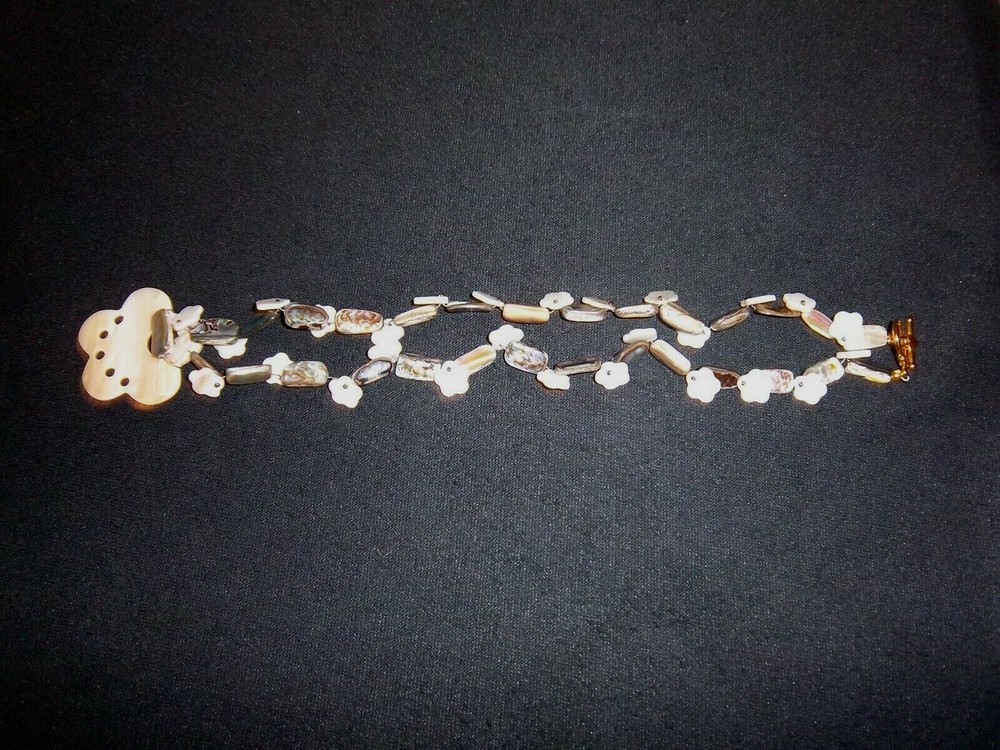 "Paua Garden" Handcrafted Necklace