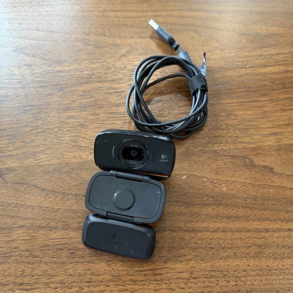 Logitech V-0023 HD 720p Wired Foldable Webcam - TESTED/FAIR