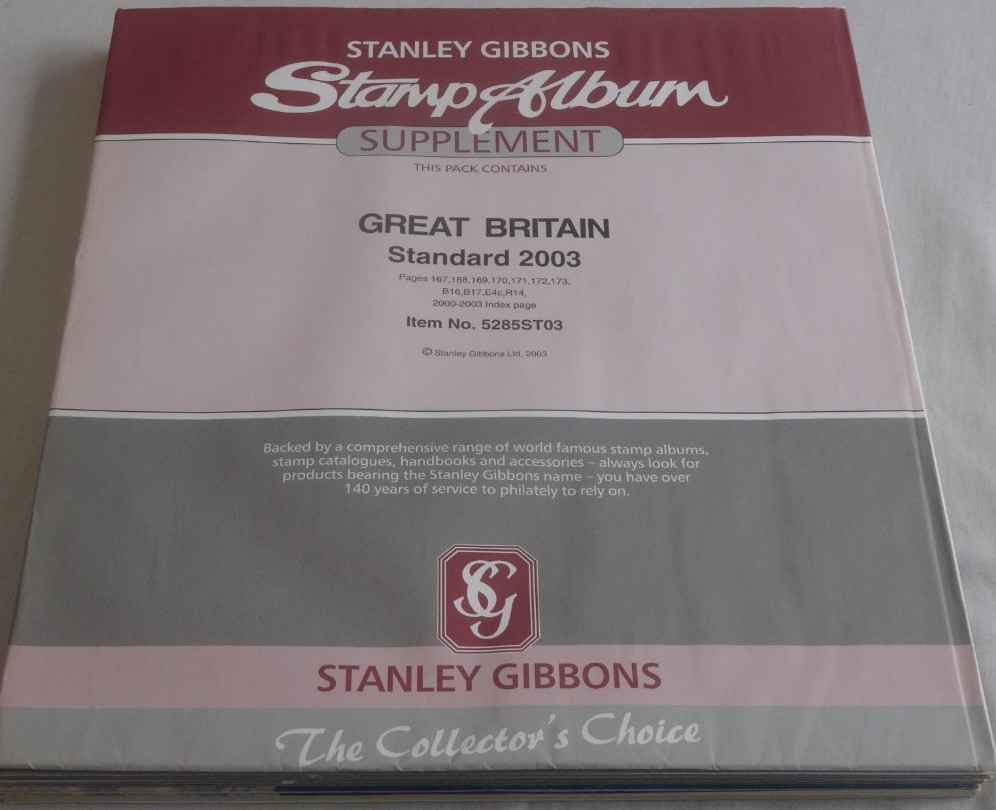 DAVO SG GREAT BRITAIN 1998 - 2004 ST SUPPLEMENT ALBUM PAGES