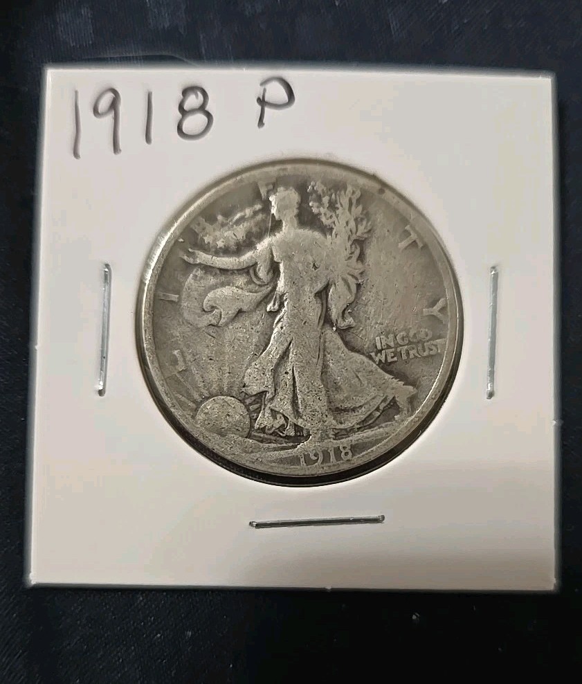 1918-P Walking Liberty Half Dollar