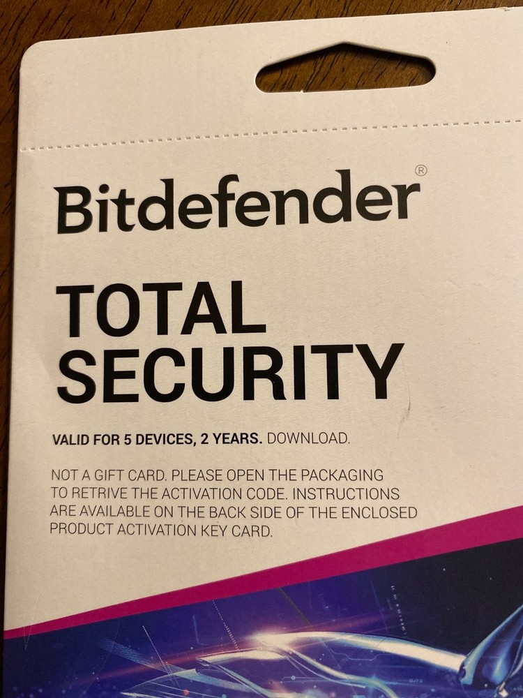 Bitdefender Total Security 2025 (5 Devices, 2 Years) Activation Code - New
