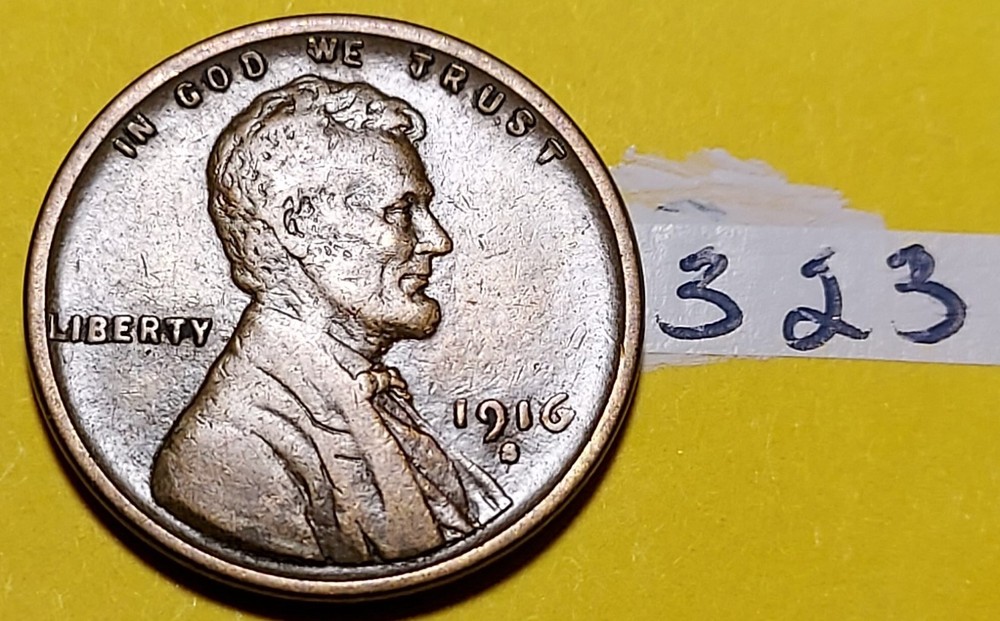 1916-S Lincoln Wheat Cent #323