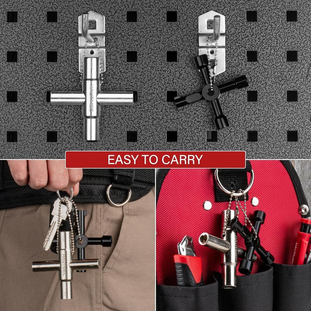 Universal 4 Way Water Key – Zinc Alloy Tool for Efficient Control Systems