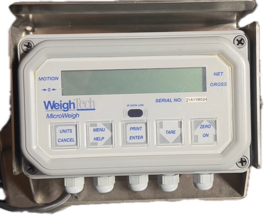 MW2001-MC WeighTech MicroWeigh Digital Weight Indicator, I/O, Controller, PLC