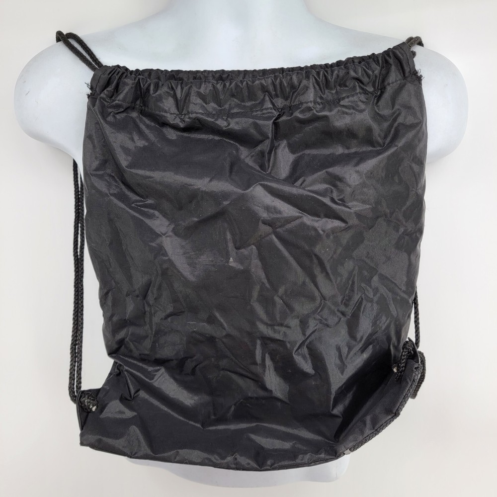 UFC Gym Black Red Logo Drawstring Backpack Bag